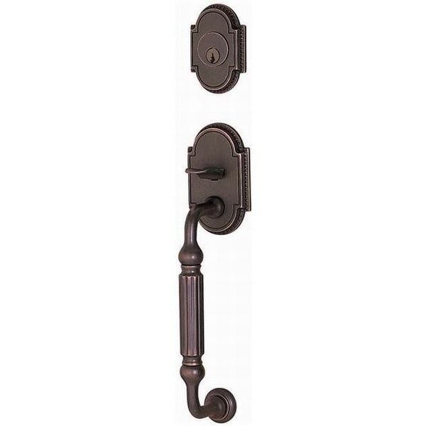 French Antq Brss Handleset, 4310CUS7RH, EMTEK, Mfr# 4310CUS7RH